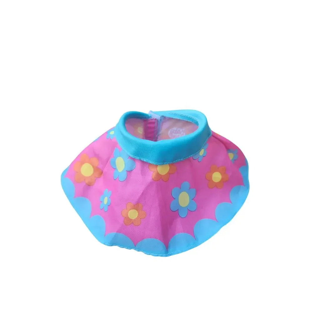 Baby Alive Puddle Time Doll Replacement Poncho Clothing Floral Boho Pink Blue